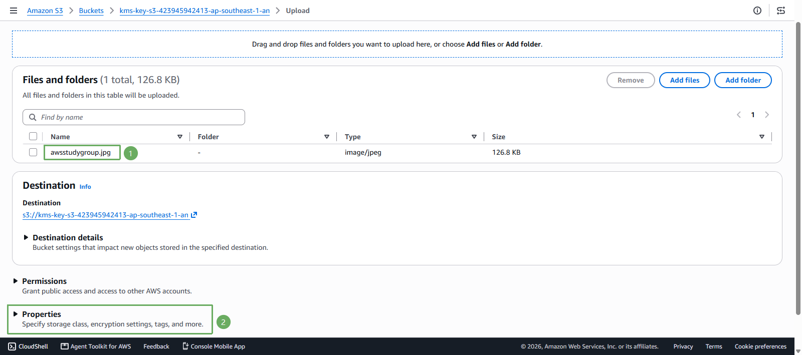 upload data