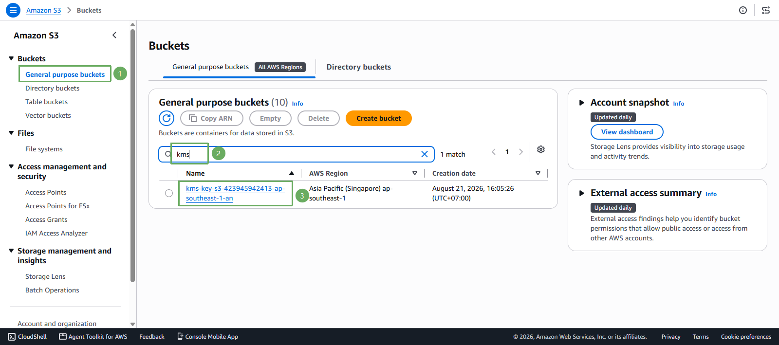 test cloudtrail