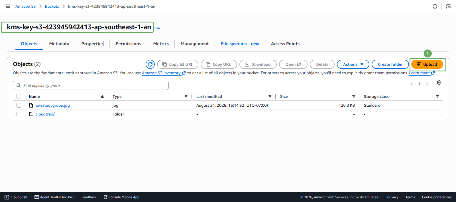 test cloudtrail